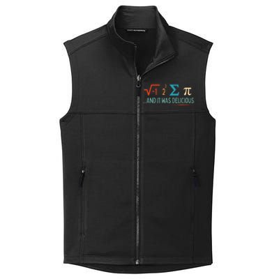 I Ate Some Pie And It Was Delicious I Ate Some Pi Math Collective Smooth Fleece Vest