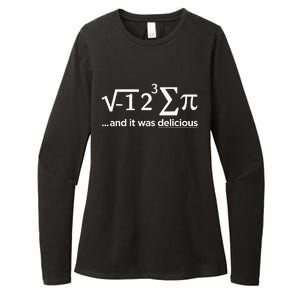 I Ate Some Pie And It Was Delicious I Ate Some Pi Math Womens CVC Long Sleeve Shirt