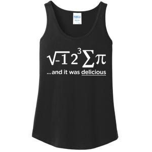 I Ate Some Pie And It Was Delicious I Ate Some Pi Math Ladies Essential Tank