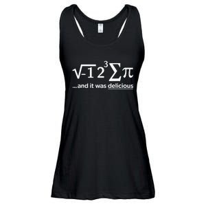 I Ate Some Pie And It Was Delicious I Ate Some Pi Math Ladies Essential Flowy Tank