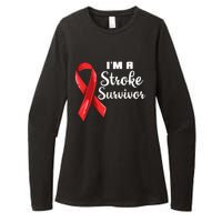 Im A Stroke Survivor Stroke Awareness Womens CVC Long Sleeve Shirt