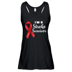 Im A Stroke Survivor Stroke Awareness Ladies Essential Flowy Tank