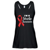 Im A Stroke Survivor Stroke Awareness Ladies Essential Flowy Tank