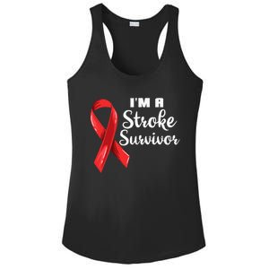 Im A Stroke Survivor Stroke Awareness Ladies PosiCharge Competitor Racerback Tank