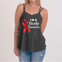 Im A Stroke Survivor Stroke Awareness Women's Strappy Tank