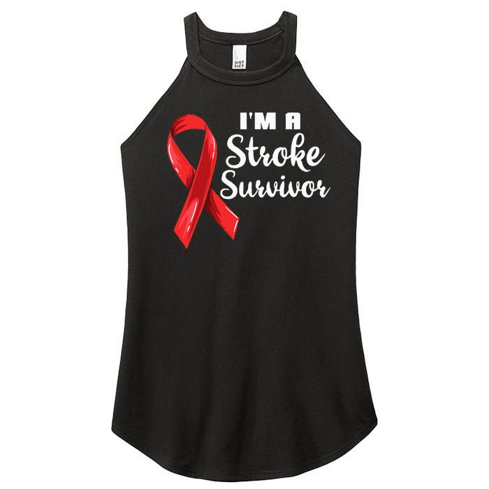 Im A Stroke Survivor Stroke Awareness Women's Perfect Tri Rocker Tank