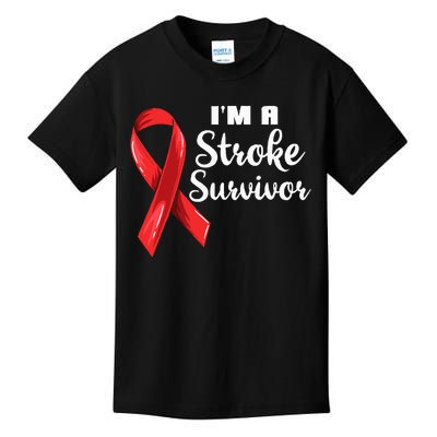 Im A Stroke Survivor Stroke Awareness Kids T-Shirt