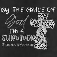 I'm A Survivor Brain Tumor Awareness Grey Ribbon Hat