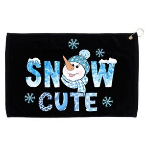 I Am Snow Cute Snow Funny Gift Grommeted Golf Towel