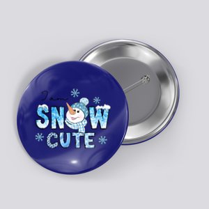 I Am Snow Cute Snow Funny Gift Button