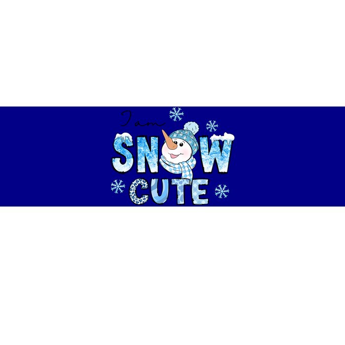 I Am Snow Cute Snow Funny Gift Bumper Sticker