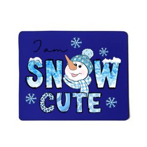 I Am Snow Cute Snow Funny Gift Mousepad