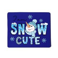 I Am Snow Cute Snow Funny Gift Mousepad