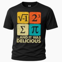 I Ate Some Pie and It Was Delicious Funny PI Day Math Pun   Performance Shirt