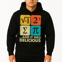 I Ate Some Pie and It Was Delicious Funny PI Day Math Pun   Hoodie