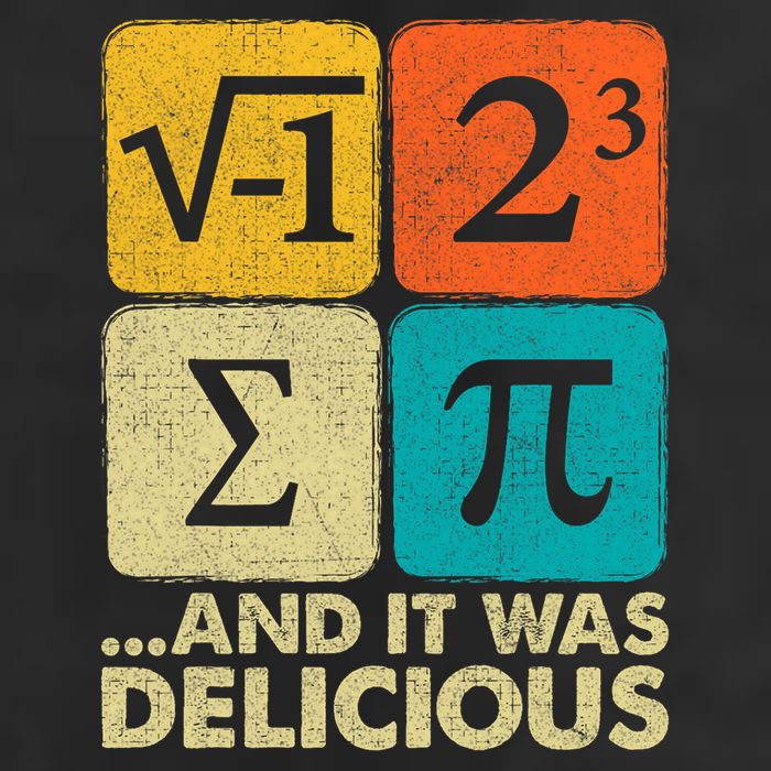 I Ate Some Pie and It Was Delicious Funny PI Day Math Pun   Adult Drive Performance Visor