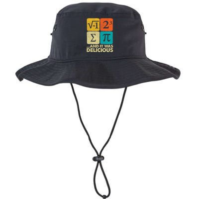 I Ate Some Pie and It Was Delicious Funny PI Day Math Pun   Bucket Hat