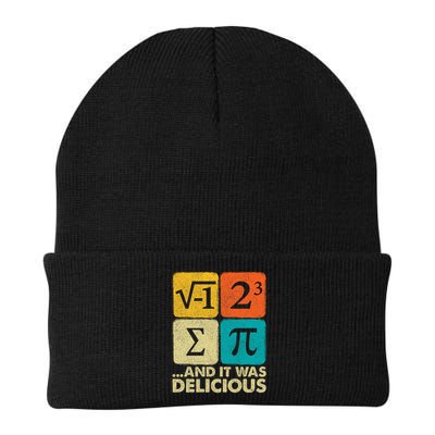 I Ate Some Pie and It Was Delicious Funny PI Day Math Pun   Beanie