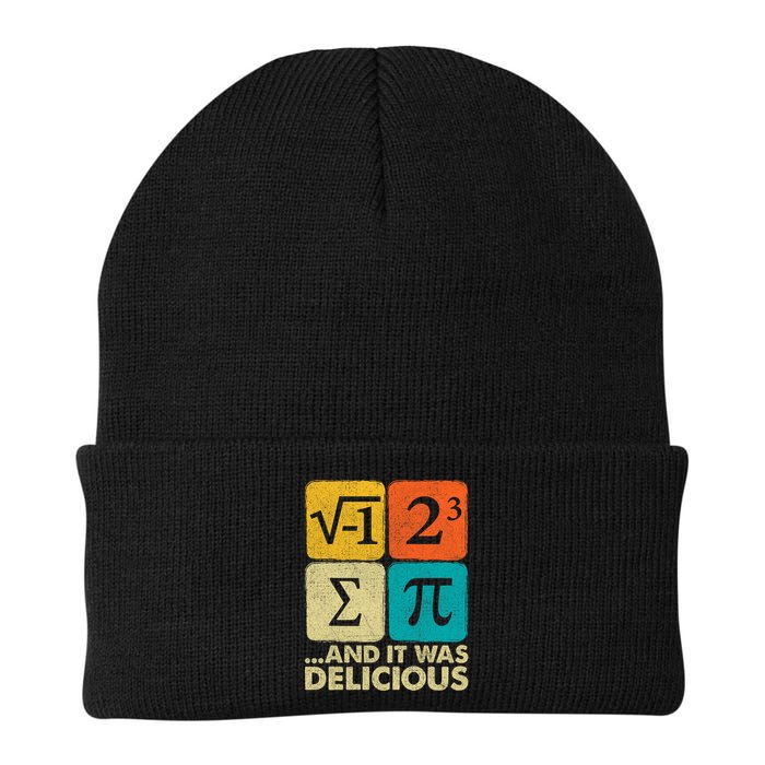 I Ate Some Pie and It Was Delicious Funny PI Day Math Pun   Beanie