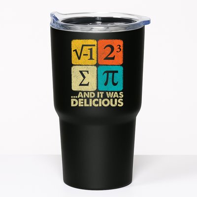 I Ate Some Pie and It Was Delicious Funny PI Day Math Pun   Tumbler
