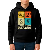 I Ate Some Pie and It Was Delicious Funny PI Day Math Pun   Kids Hoodie