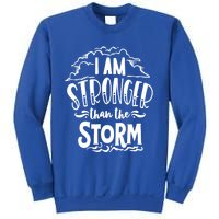 I Am Stronger Than The Storm God Motivation Faith Gift Sweatshirt