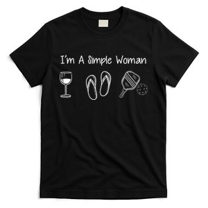 I'M A SIMPLE WOMAN Pickleball T-Shirt