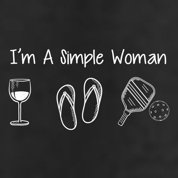 I'M A SIMPLE WOMAN Pickleball Adult Drive Performance Visor