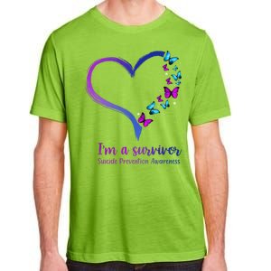 I'm A Survivor Suicide Prevention Awareness Adult ChromaSoft Performance T-Shirt