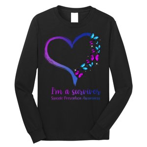 I'm A Survivor Suicide Prevention Awareness Long Sleeve Shirt