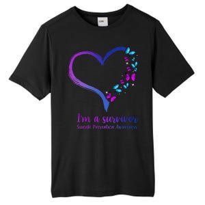 I'm A Survivor Suicide Prevention Awareness Tall Fusion ChromaSoft Performance T-Shirt