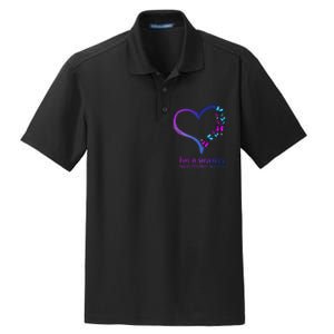 I'm A Survivor Suicide Prevention Awareness Dry Zone Grid Polo