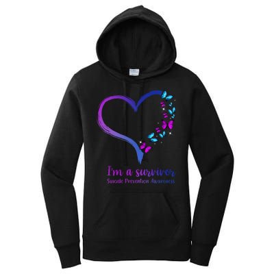 I'm A Survivor Suicide Prevention Awareness Women's Pullover Hoodie