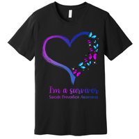 I'm A Survivor Suicide Prevention Awareness Premium T-Shirt