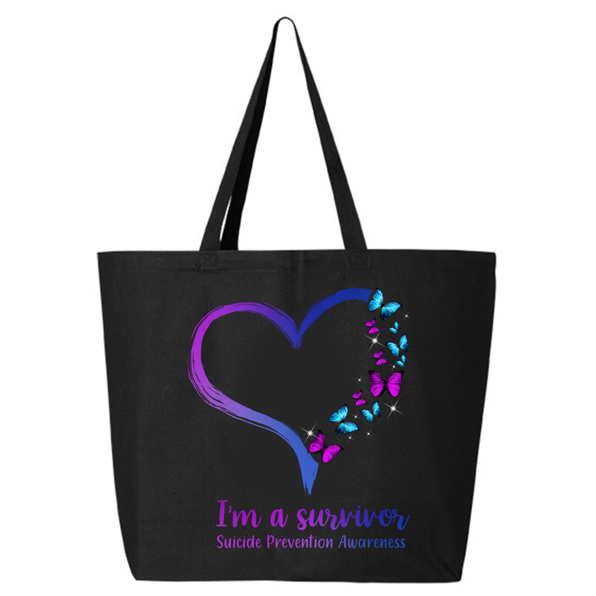 I'm A Survivor Suicide Prevention Awareness 25L Jumbo Tote