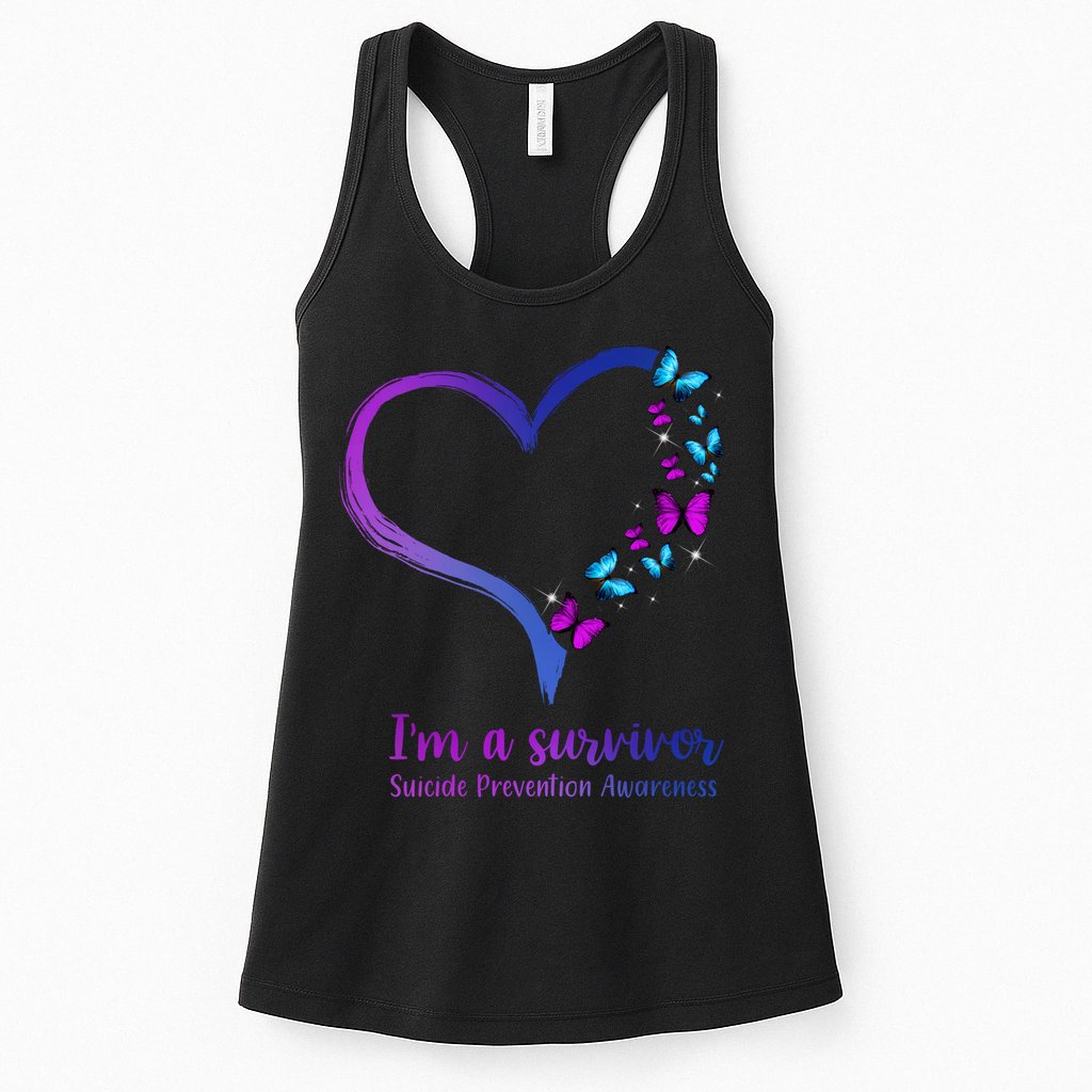 I'm A Survivor Suicide Prevention Awareness Womens Tank Top