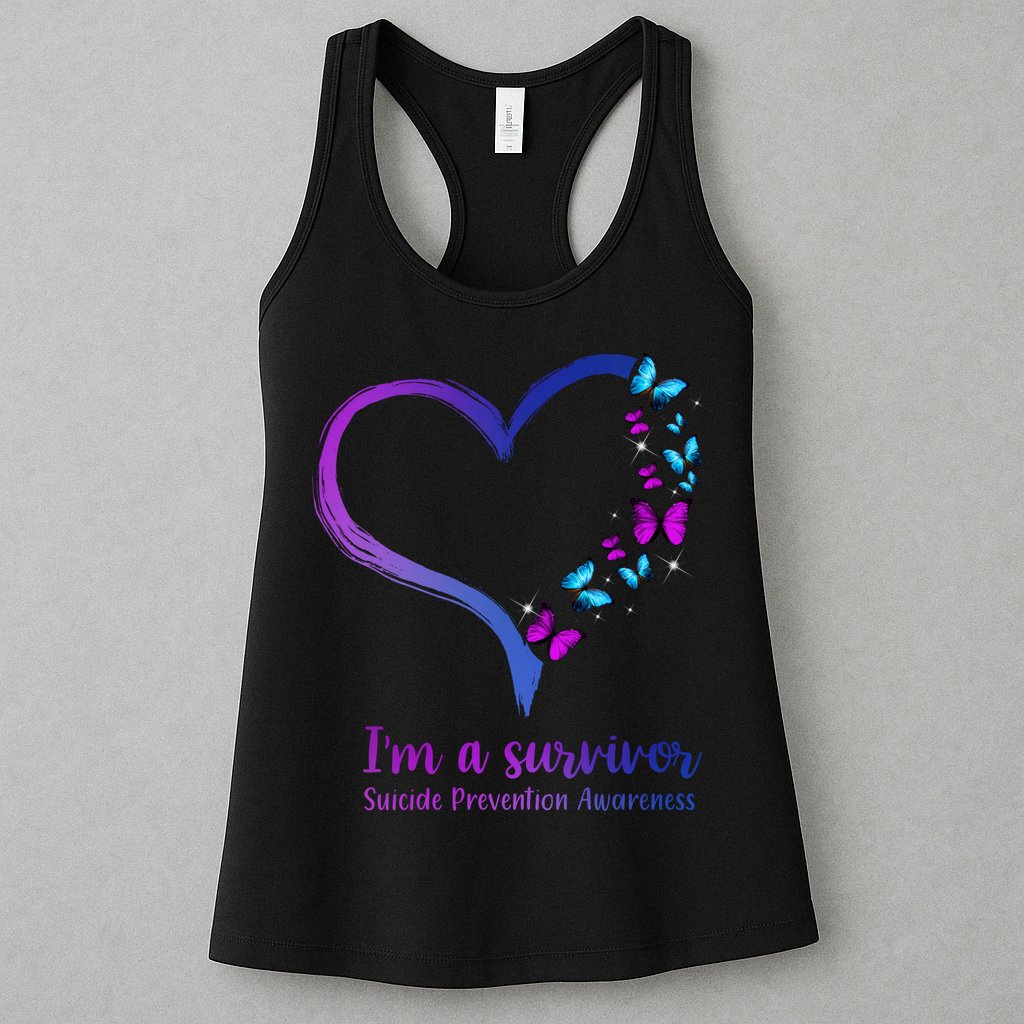 I'm A Survivor Suicide Prevention Awareness Womens Tank Top