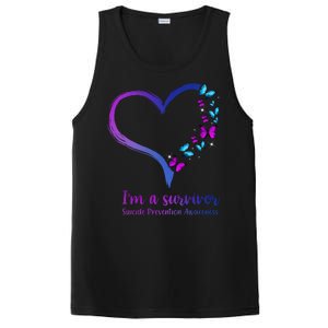 I'm A Survivor Suicide Prevention Awareness PosiCharge Competitor Tank