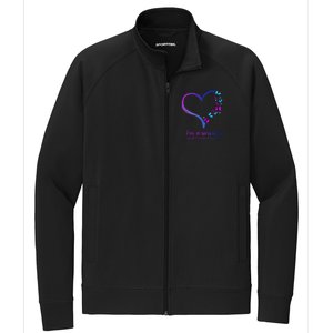 I'm A Survivor Suicide Prevention Awareness Stretch Full-Zip Cadet Jacket