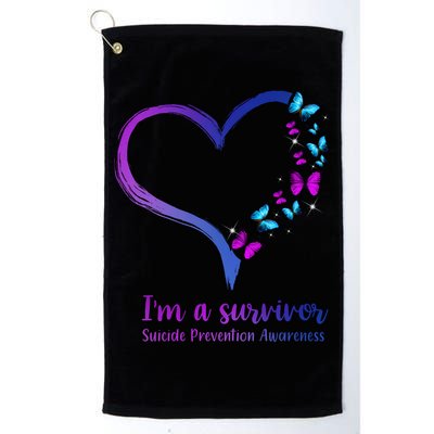 I'm A Survivor Suicide Prevention Awareness Golf Towel