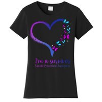 I'm A Survivor Suicide Prevention Awareness Women's T-Shirt