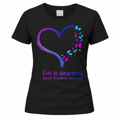 I'm A Survivor Suicide Prevention Awareness Women's T-Shirt