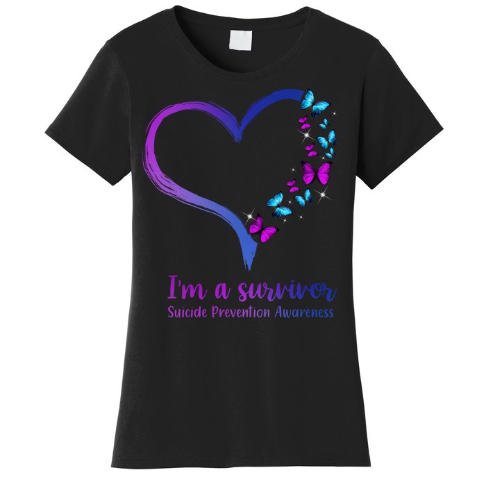 I'm A Survivor Suicide Prevention Awareness Women's T-Shirt