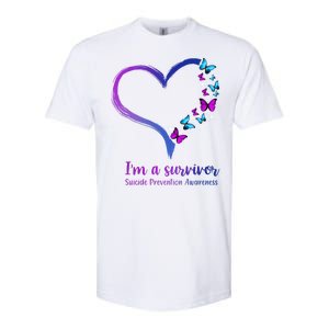 I'm A Survivor Suicide Prevention Awareness Softstyle CVC T-Shirt