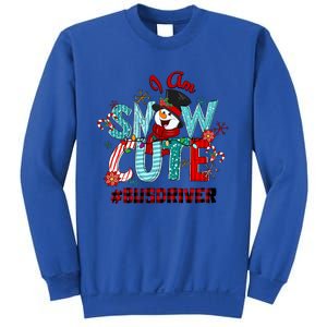 I Am Snow Cute Christmas Snow Funny Bus Driver Gift Sweatshirt