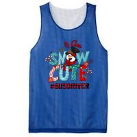 I Am Snow Cute Christmas Snow Funny Bus Driver Gift Mesh Reversible Basketball Jersey Tank