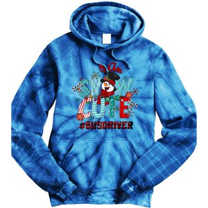 I Am Snow Cute Christmas Snow Funny Bus Driver Gift Tie Dye Hoodie