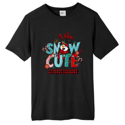 I Am Snow Cute Christmas Snow Funny Educator Funny Gift Tall Fusion ChromaSoft Performance T-Shirt