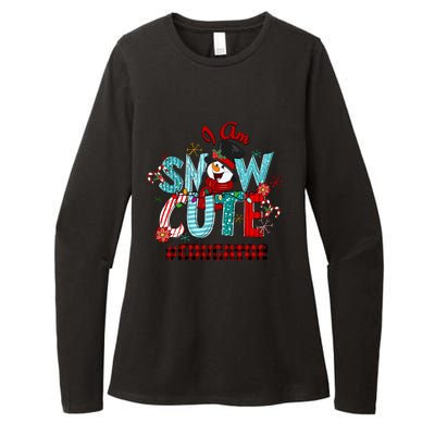 I Am Snow Cute Christmas Snow Funny Educator Funny Gift Womens CVC Long Sleeve Shirt