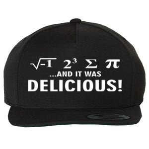 I Ate Some Pie And It Was Delicious Funny Sayings Meaningful Gift Wool Snapback Cap